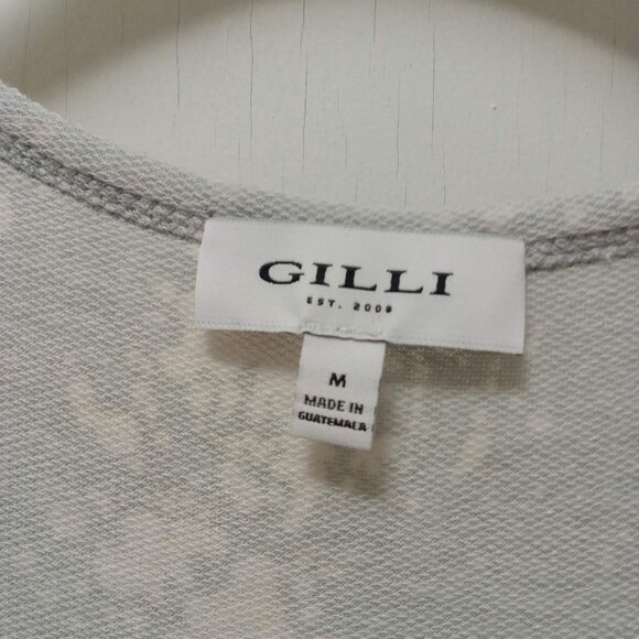 Gilli Gray and Cream Tank Knit Dress - Picture 3 of 5